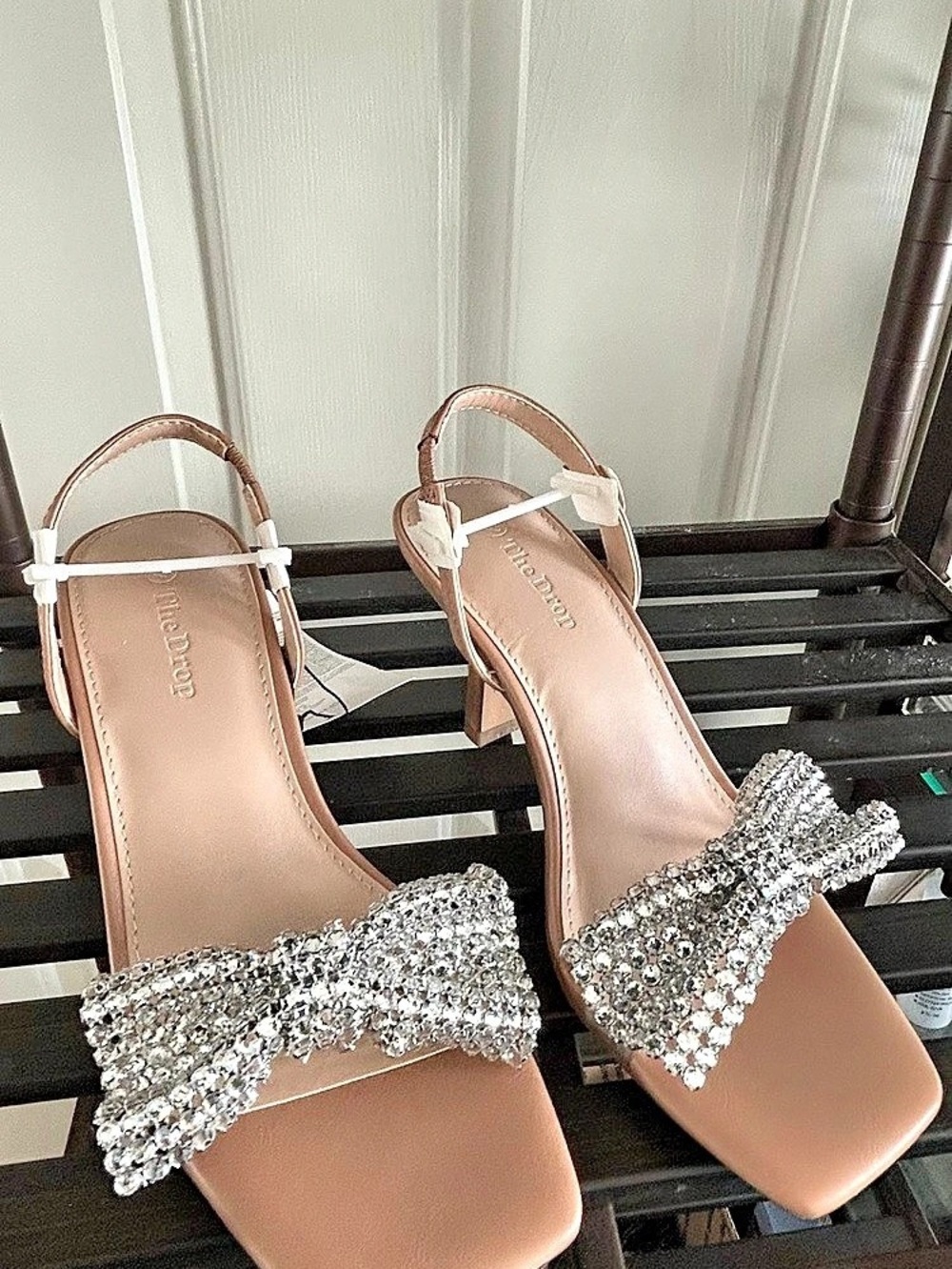 The Drop Kate Slingback Bow Heeled Sandal Pink US 7
